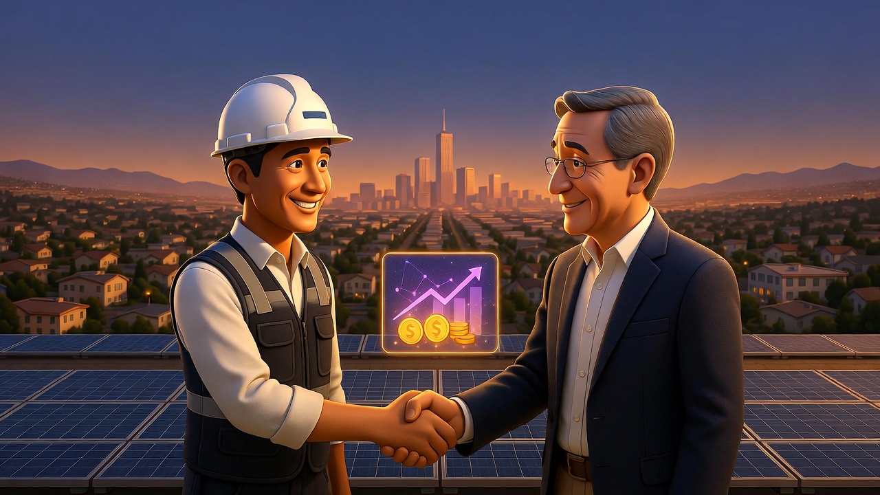 MetalSolar grid network